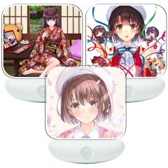 7 Styles Saekano: How to Raise a Boring Girlfriend Anime Cartoon Inductive Nightlight