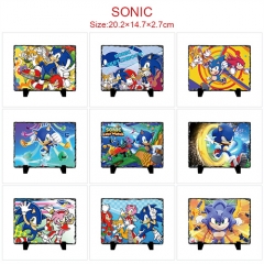 14 Styles Sonic the Hedgehog Cartoon Character Anime Lithograph Oleograph