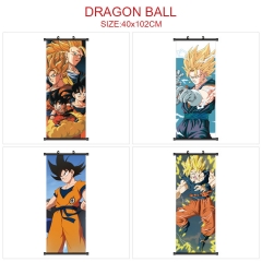4 Styles 40*102CM Dragon Ball Z Wall Scroll Cartoon Pattern Decoration Anime Wallscroll