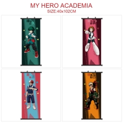 6 Styles 40*102CM My Hero Academia Wall Scroll Cartoon Pattern Decoration Anime Wallscroll