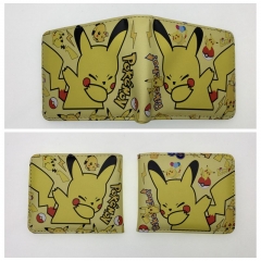 Pokemon Pikachu Coin Purse Anime Short Wallet
