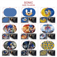 9 Styles Sonic the Hedgehog Cartoon Pattern Diatom Mud Anime Mat Mouse Pad