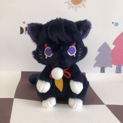 24CM Genshin Impact Scaramouche Cat Pet Anime Plush Toy Doll