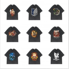 21 Styles Attack on Titan/Shingeki No Kyojin Cotton Material Cartoon Anime T Shirt