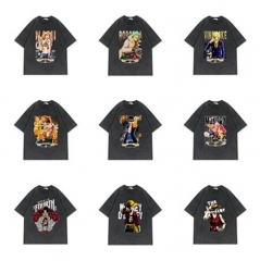 30 Styles One Piece Cotton Material Cartoon Anime T Shirt