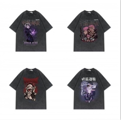 5 Styles Jujutsu Kaisen Cotton Material Cartoon Anime T Shirt