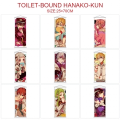 9 Styles 25*70CM Toilet-Bound Hanako-kun Wall Scroll Cartoon Pattern Decoration Anime Wallscroll