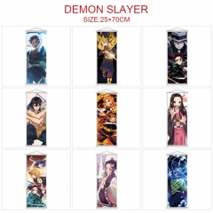 9 Styles 25*70CM Demon Slayer: Kimetsu no Yaiba Wall Scroll Cartoon Pattern Decoration Anime Wallscroll
