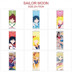 9 Styles 25*70CM Pretty Soldier Sailor Moon Wall Scroll Cartoon Pattern Decoration Anime Wallscroll