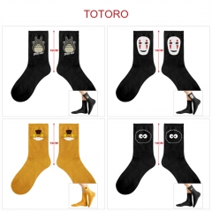 5 Pairs/set 6 Styles My Neighbor Totoro Cartoon Pattern Anime Long Socks