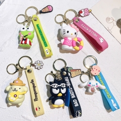 5 Styles Hello Kitty Anime Figure Keychain