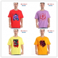 35 Styles Berserk Cartoon Color Printing Anime T Shirts