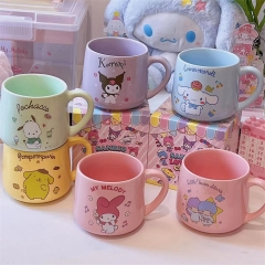 5 Styles Cinnamoroll Kuromi Melody Anime Water Cup Mug