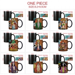 10 Styles 400ML One Piece High Temperature Color Changed Ceramic Mug Cup