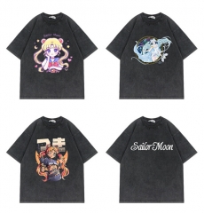 15 Styles Pretty Soldier Sailor Moon Cartoon Pattern Anime T shirt