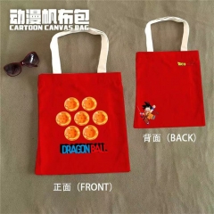 Dragon Ball Z Cartoon Cosplay Decoration Cartoon Character Anime Canvas Shopping Bag