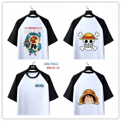 18 Styles One Piece Cartoon Cosplay Anime T Shirts