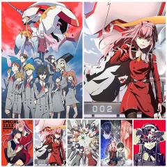 (No Frame) 40 Styles Darling in the Franxx Canvas Material Anime Poster