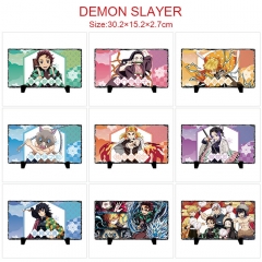 30.2*15.2*2.7CM 14 Styles Demon Slayer: Kimetsu no Yaiba Cartoon Anime Lithograph Oleograph
