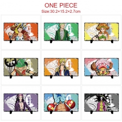 30.2*15.2*2.7CM 13 Styles One Piece Cartoon Anime Lithograph Oleograph