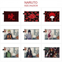 15 Styles Naruto Cartoon Color Printing Anime A4 File Pocket