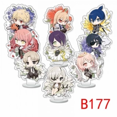 (9PCS/SET) 3 Styles Chainsaw Man Anime Standing Plate