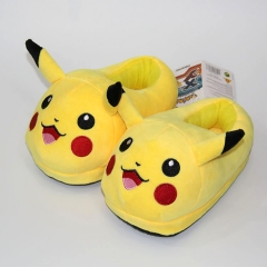 Pokemon Pikachu For Adult Kid Indoor Anime Plush Slippers