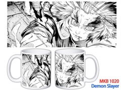 5PCS/SET 30 Styles Demon Slayer: Kimetsu no Yaiba Custom Design Color Printing Anime Mug Ceramic Cup