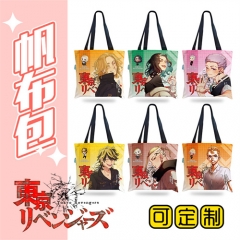 6 Styles Tokyo Revengers Anime Single Shoulder Canvas Bag