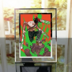 15*20CM Chainsaw Man Anime Crystal Photo Frame (With Picture)