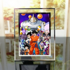 15*20CM Dragon Ball Z Anime Crystal Photo Frame (With Picture)