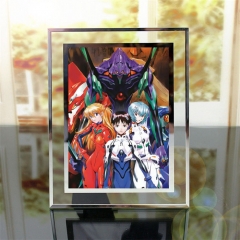 15*20CM EVA/Neon Genesis Evangelion Anime Crystal Photo Frame (With Picture)