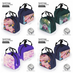 3 Styles Kirby Printing Cartoon Character Pattern Anime Lunch Bag