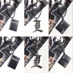 6 Styles Death Note Cartoon Alloy Anime Keychain/Necklace