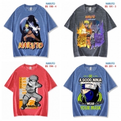 6 Styles 6 Color Naruto Cartoon Pattern Anime T Shirts