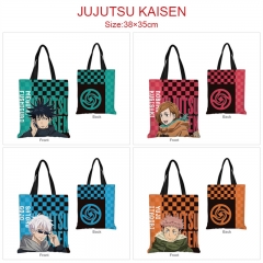 7 Styles Jujutsu Kaisen Cartoon Canvas Shopping Bag Anime Shoulder Bag