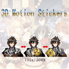 Hunter x Hunter Cartoon Can Change Pattern Lenticular Flip Anime 3D Stickers