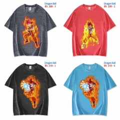 5 Styles 6 Color Dragon Ball Z Cartoon Pattern Anime T Shirts