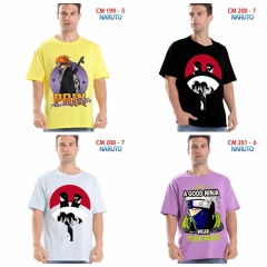 3 Styles 7 Color Naruto Cartoon Pattern Anime T Shirts