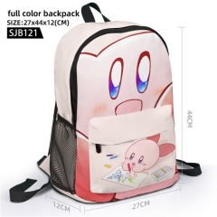 Kirby Cartoon Anime Backpack School Bag