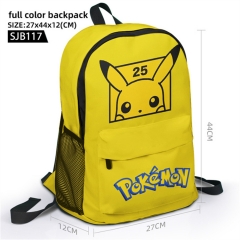2 Styles Pokemon Cartoon Anime Backpack School Bag
