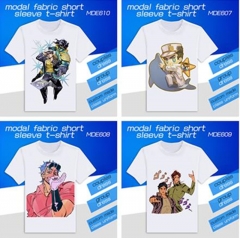 5 Styles JoJo's Bizarre Adventure Fabric Material Short Sleeves Anime T shirts