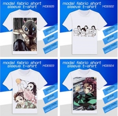 10 Styles Demon Slayer: Kimetsu no Yaiba Fabric Material Short Sleeves Anime T shirts