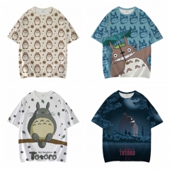 5 Styles My Neighbor Totoro Cartoon Pattern Anime T Shirts