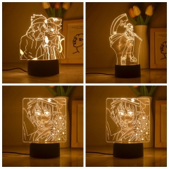3 Styles Aotu Anime 3D Nightlight Flashlight With Remote Control