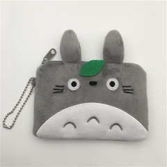 13CM My Neighbor Totoro Cute Purse Cartoon Character Plush Anime Wallet