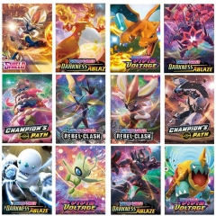 (No Frame) 16 Styles Pokemon Canvas Cartoon Anime Poster