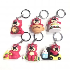 6 Styles Toy Story Lots-o'-Huggin' Bear Cartoon Decorative Anime PVC Keychain