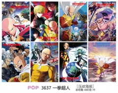 (8PCS/SET) One Punch Man Printing Collectible Paper Anime Poster
