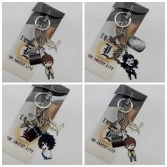 3 Styles Death Note Cartoon Alloy Anime Keychain